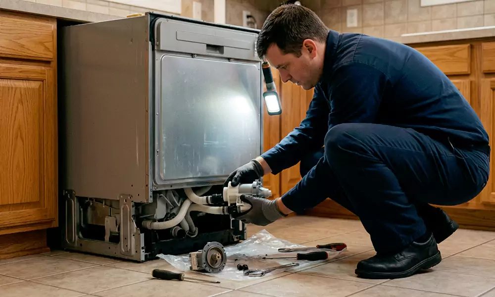 Dishwasher Pump Replacement in Rahway, NJ